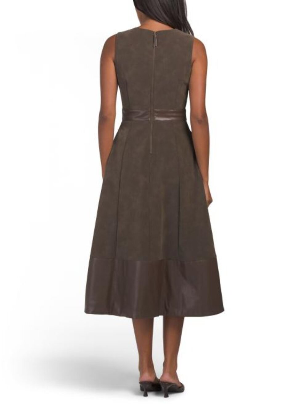 EN SAISON Miller Mixed Media Dress - Picture 2 of 2